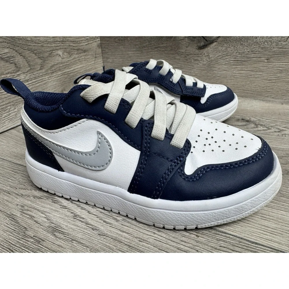 Jordan 1 Low Alt Shoes Kids Size 11C Toddler Blue White DR9748-141